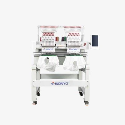 Macchina da ricamo computerizzata a 2 teste con sistema operativo